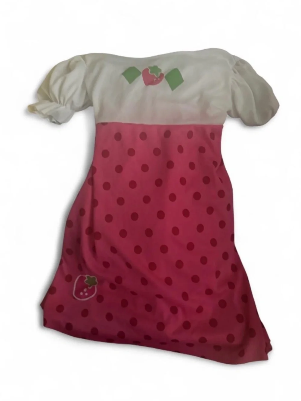 Strawberry Shortcake Dress Costume fits size 6/7 2000s 00s y2k vintage
